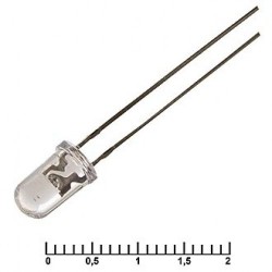 Светодиод 5RGWC 1800 mcd 3,4v 15d