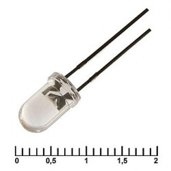 Светодиод 5RWWWC 14000mcd 2900K 3,4v 15d