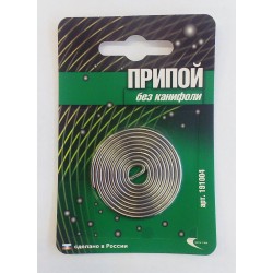 Припой спираль ПОС-61 Прв 1 без канифоли 1м Vecta