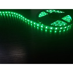 Светодиодная лента 5050/60LED, цвет: зеленый (на черной...