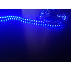 Светодиодная лента 3528/120LED, цвет: голубой (на черной...