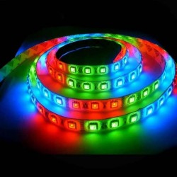 Светодиодная лента 5050/60LED, цвет: цветная, напряж: DC...
