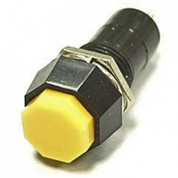 Кнопка PBS-14B off-(on) желтый