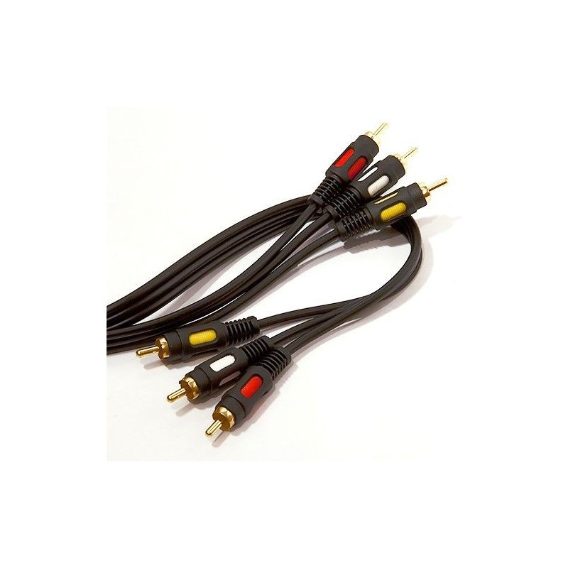 Шнур 3*RCA (тюльпан) штекера - 3*RCA (тюльпан)...