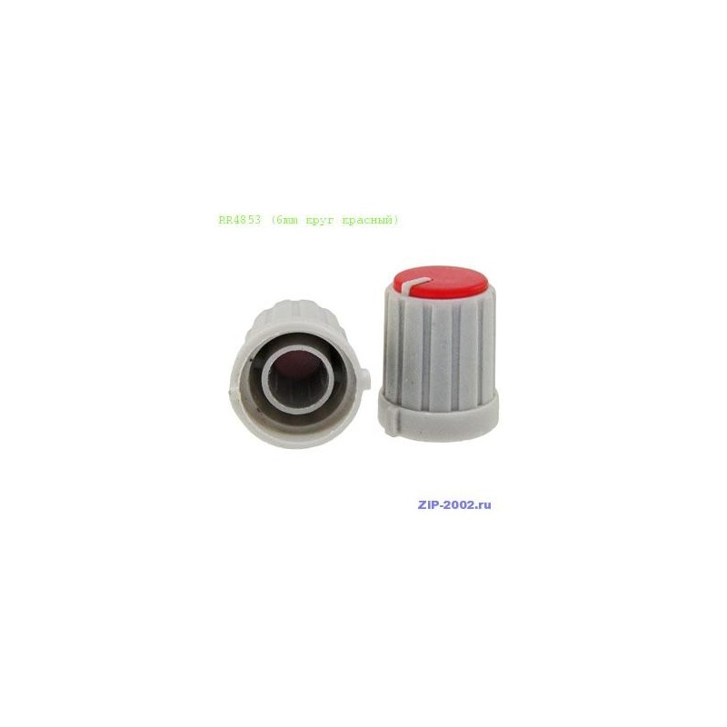 Ручка приборная RR4853 (6mm круг красный)