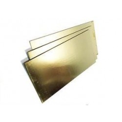 Латунь лист 2,5 х 200 х 300 мм (твёрдый) Л63