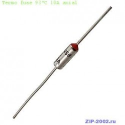 Термопредохранитель 15A 250V 140 град.металл
