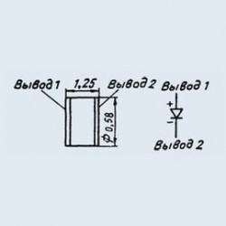 Диоды СВЧ 2А503А Au