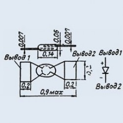 Диоды СВЧ 2А547В-3
