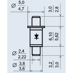 Диоды СВЧ 3А603А Au