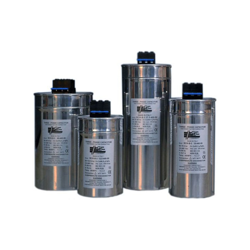 Конденсатор 332мкф х3 400в 50 кВАр 5% (355Х142)