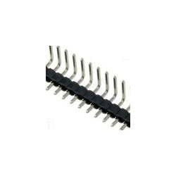 Разъём штыревой PLS 1x40R / штырь на плату угловой шаг 2,54