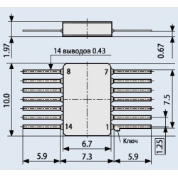 Микросхема 133ТВ1 Au