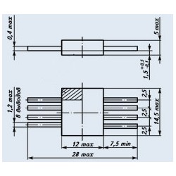 Микросхема 286ЕП3 Au ОС