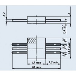Микросхема 286ЕП4 Au ОС