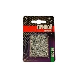 Припой ПОС-30 в гранулах чистый блистер 100г