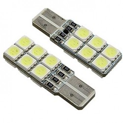 Освещение для авто T10 1.2W 12LED 5050 95Lm