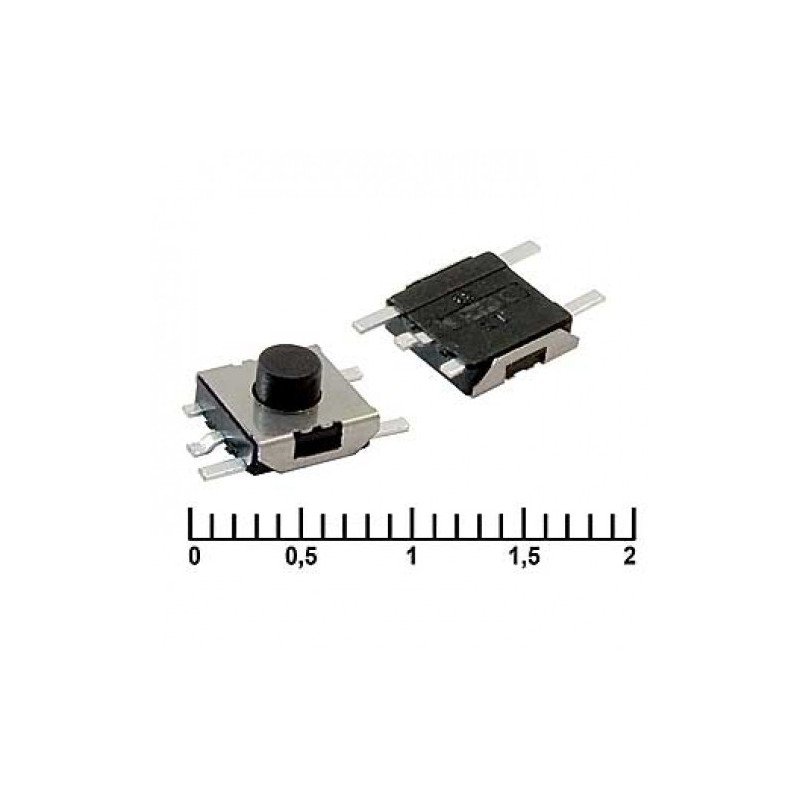 Кнопка тактовая TS016D push (off) (6x6x3.8)