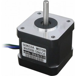 Шаговый мотор NEMA 17 OK42STH38-1206A 1.8° 1.2A