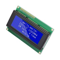 Дисплей символьный LCD2004 с желто-зеленой подсветкой