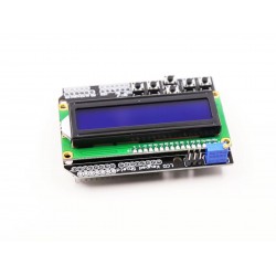 Дисплей символьный LCD1602 с синей подсветкой с кнопками