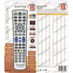Master RM-L677 програмируемый и обучаемый пульт на 6