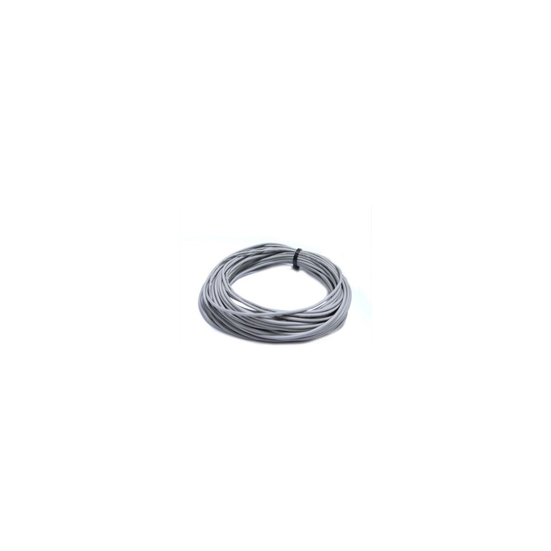 Провод силиконовый 30AWG 0,05 мм кв 10 м (серый)