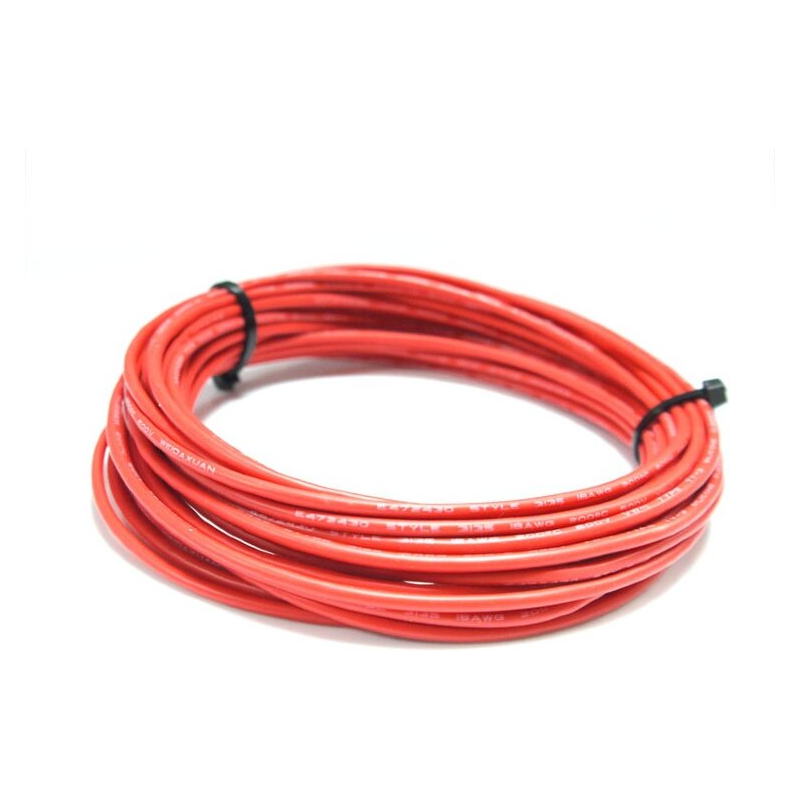 Провод силиконовый 28AWG 0,08 мм кв 10 м (красный)