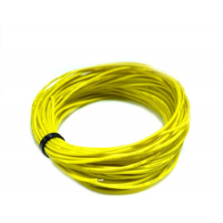 Провод силиконовый 24AWG 0,2 мм кв 10 м (желтый)
