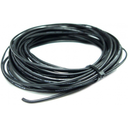 Провод силиконовый 18AWG 0,75 мм кв 10 м (черный)