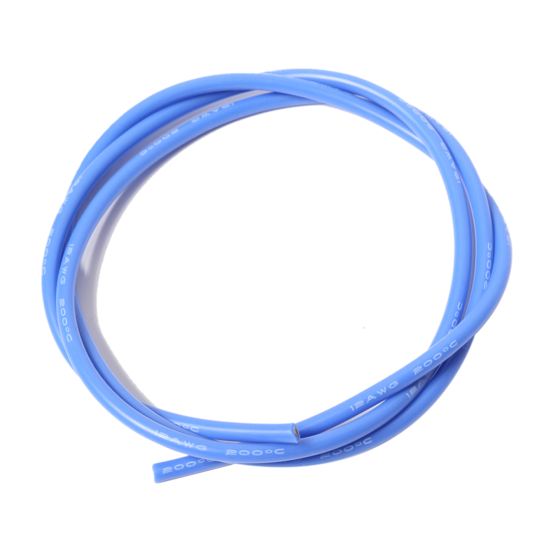 Провод силиконовый 16AWG (1,5 мм кв) синий 1 м