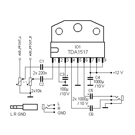 Микросхема TDA1517