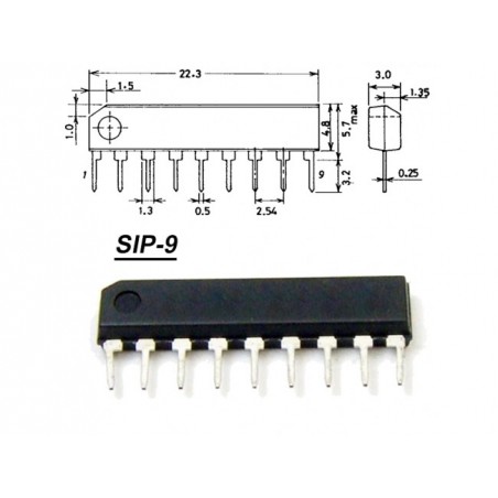 Микросхема TDA1522 SIP9
