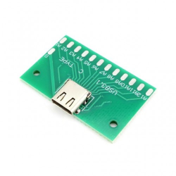 Разъем Type-C папа USB3.1 с платой для распайки 24 вывода