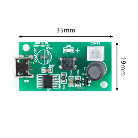 Мини DIY увлажнитель воздуха ультразвуковой туманообразователь DC 5V Micro USB