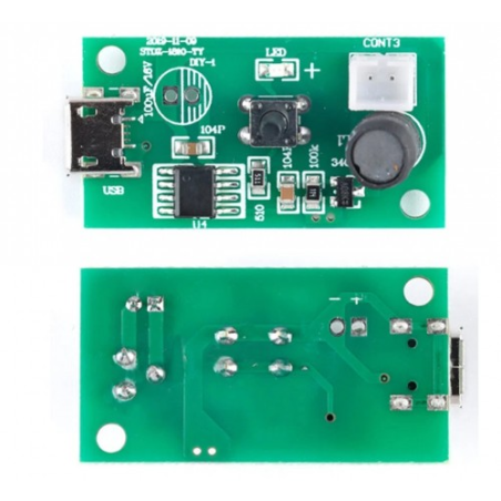 Мини DIY увлажнитель воздуха ультразвуковой туманообразователь DC 5V Micro USB