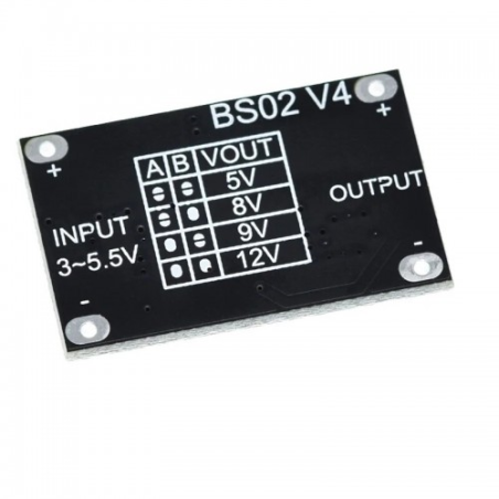Повышающий DC-DC 3.7..5v до 12/5/8/9v BS02