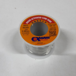 Припой Asahi Sn60/Pb40 0,8мм с флюсом CF10 200гр