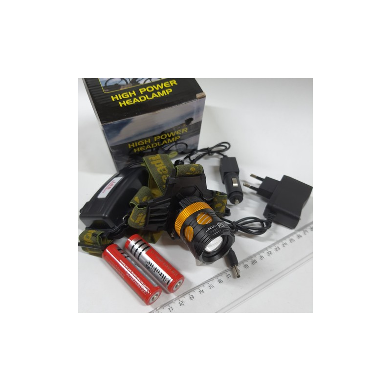 Фонарь наголовный HYT-K13-T6 аккум. 2x18650...