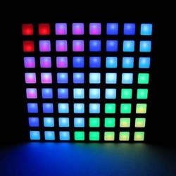 RGB Светодиодная матрица 8x8 квадратные светодиоды