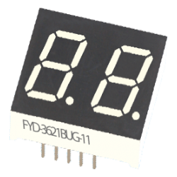 KEM-2821AG Led индикатор 0.28" зеленый ОК