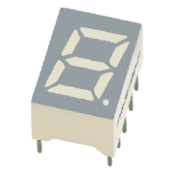 KEM-3911AB Led индикатор 0.39" синий ОК