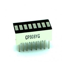 Шкала 10 сегментов красная LD-B10BS
