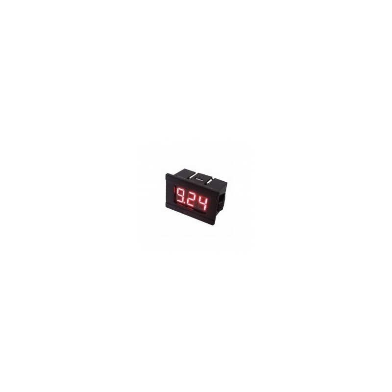 Вольтметр в корпусе 0,36" 2.5-30В (Красный)