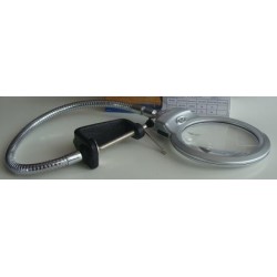 Лупа MG15124-B 107mm с подсветкой на длинном гибком...