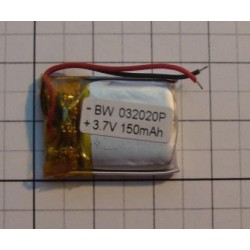 P001 Аккумулятор Li-pol 30*20*20 3,7v 150mAh
