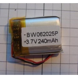 P031 Аккумулятор Li-pol 60*20*25 3,7v 240mAh