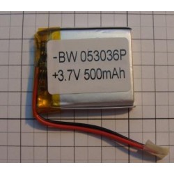 P028 Аккумулятор Li-pol 50*30*36 3,7v 600mAh